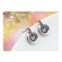 earrings samanta silver jet